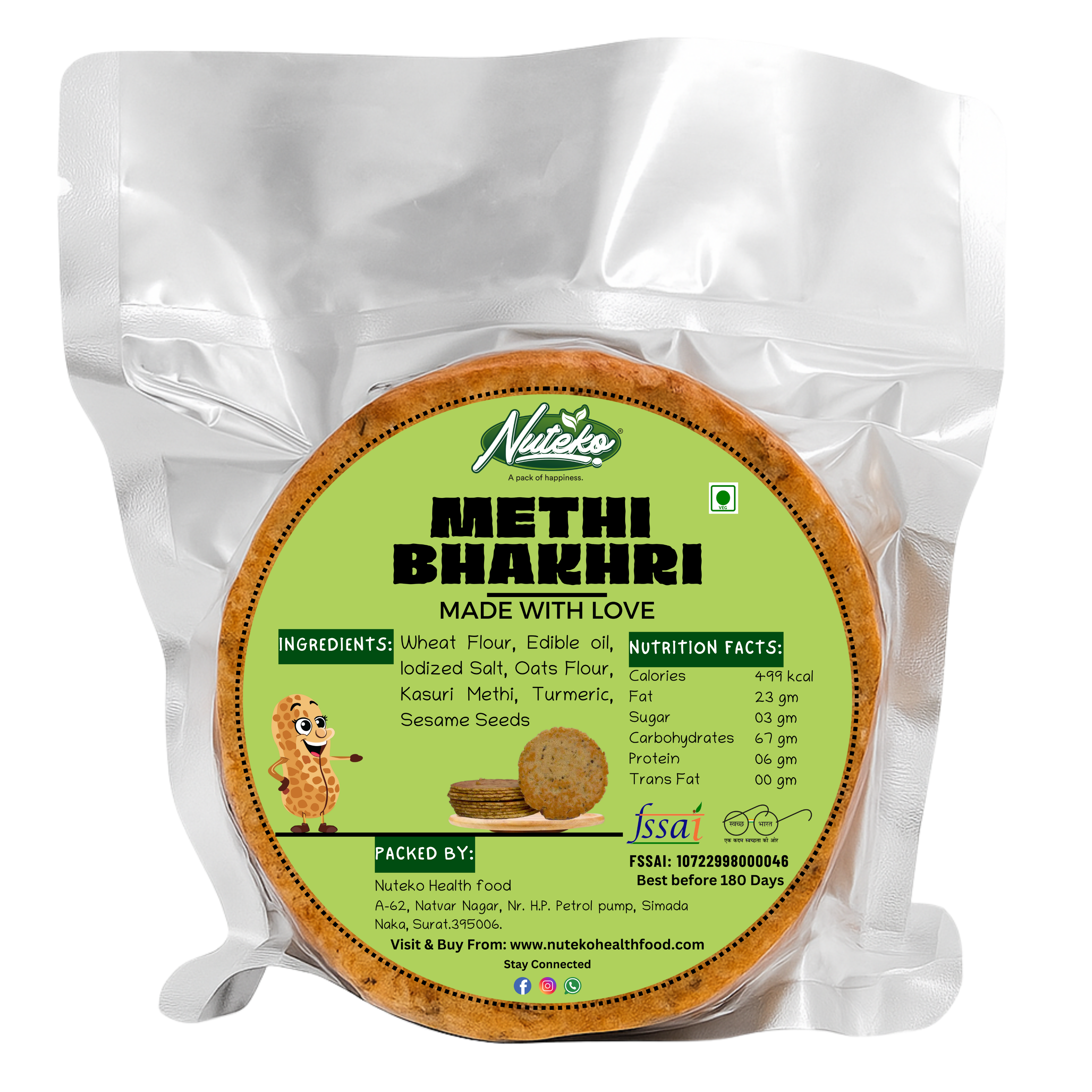 methi-bhakhri